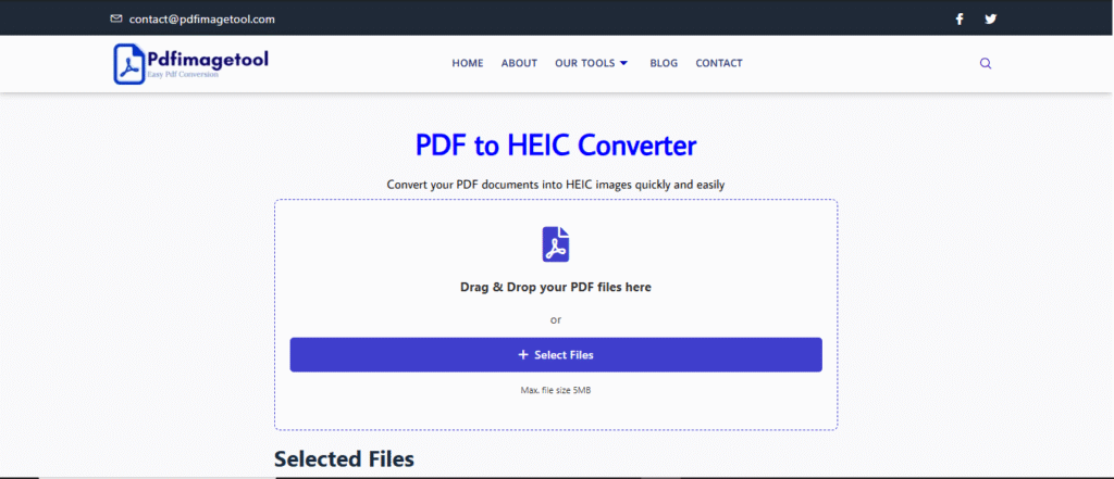Pdf to Heic converter tool