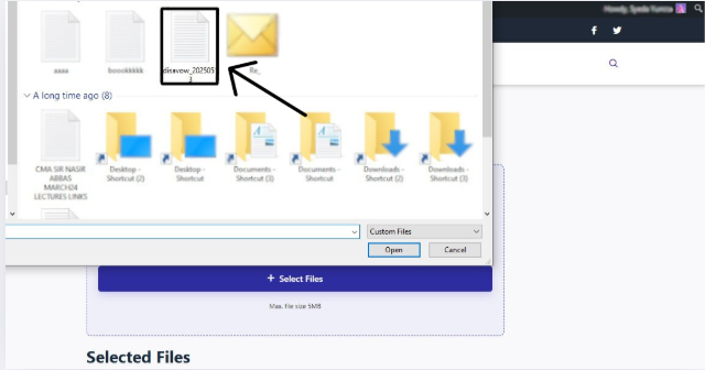 Upload your Txt file 